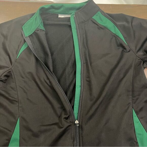 Boombah Zip Softball Cage Jacket Large Black Green - Picture 7 of 14